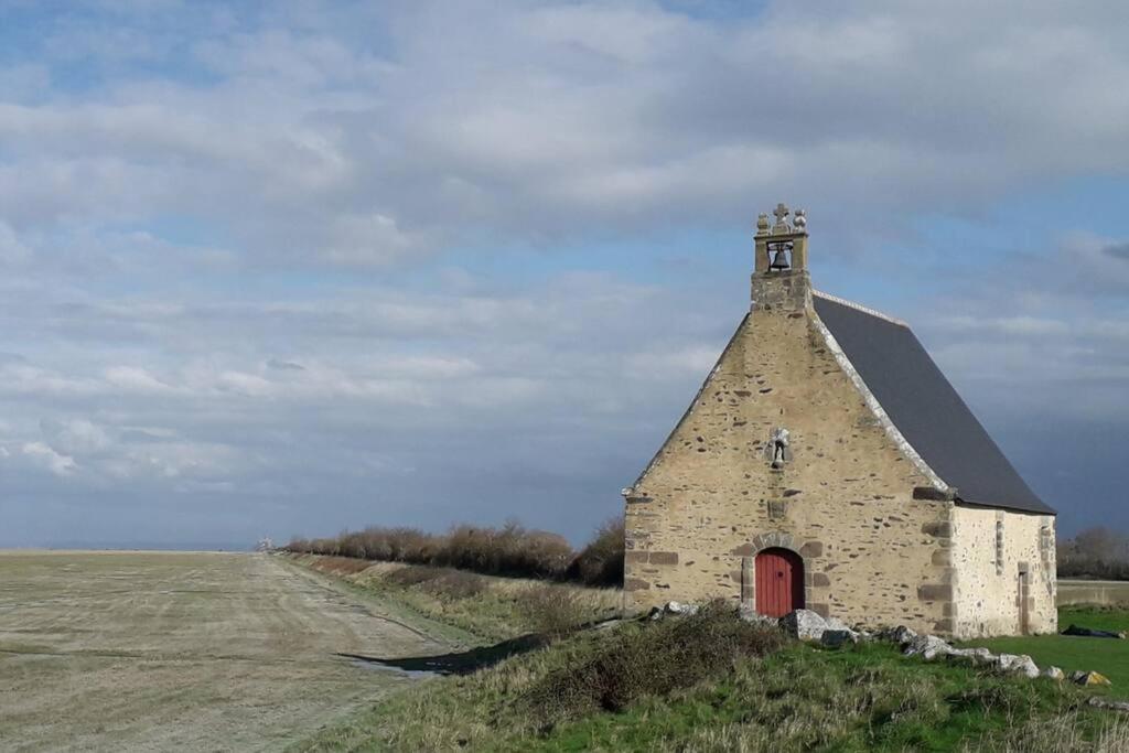 Vue Mer Pour Une Escale En Baie Du Mt-St-Michel Cherrueix Exterior photo