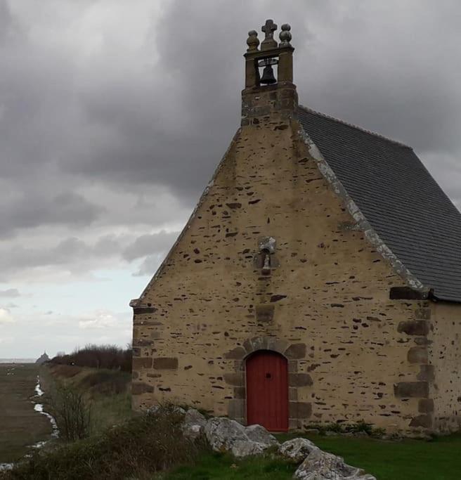 Vue Mer Pour Une Escale En Baie Du Mt-St-Michel Cherrueix Exterior photo